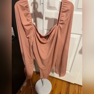 Pink body suit shirt